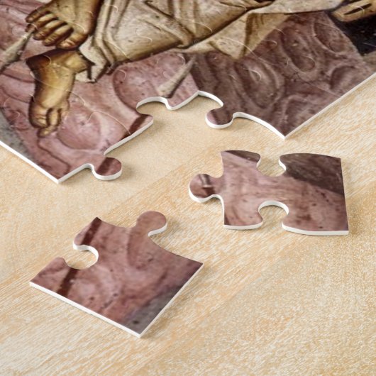 Engel bij het graf Orthodoxe Christelijke Icoon Legpuzzel (Zijkant)