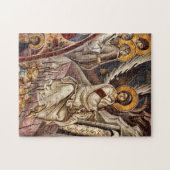 Engel bij het graf Orthodoxe Christelijke Icoon Legpuzzel (Horizontaal)