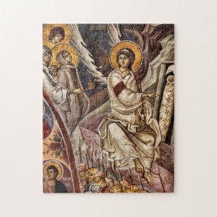 Engel bij het graf Orthodoxe Christelijke Icoon Legpuzzel