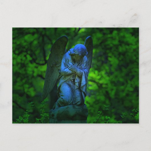 engel bij Old Lynchburg Virginia Cemetery Briefkaart (Voorkant)