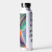 Engel boodschap waterfles met originele kunst (Links)