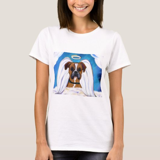Engel Boxer Hond T-shirt (Voorkant)