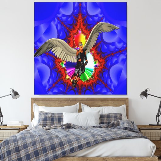 Engel Canvas Afdruk (Insitu (Slaapkamer))