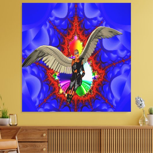 Engel Canvas Afdruk (Insitu (Woonkamer))