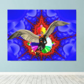 Engel Canvas Afdruk (Insitu (Houten vloer))