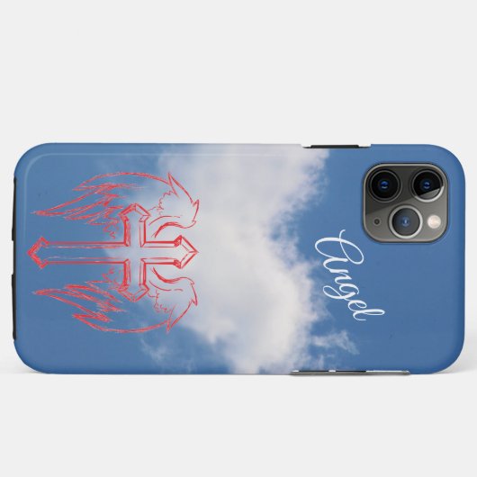 Engel Case-Mate iPhone Case (Achterkant (horizontaal))