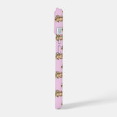 engel cherub roze iPhone 15 case (Linkerkant)
