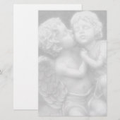 Engel Cherubs Kantoorartikelen Briefpapier (Voorkant / Achterkant)