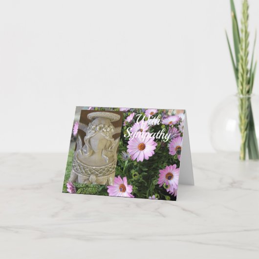 Engel Condoleancekaart Kaart (Voorkant)