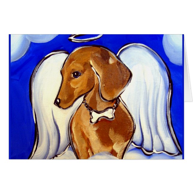 Engel Dachshund (Voorkant Horizontaal)