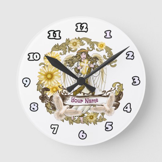 Engel Daisy Ronde Klok (Voorkant)