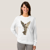 Engel Dames T-shirt met lange mouwen (Voorkant volledig)