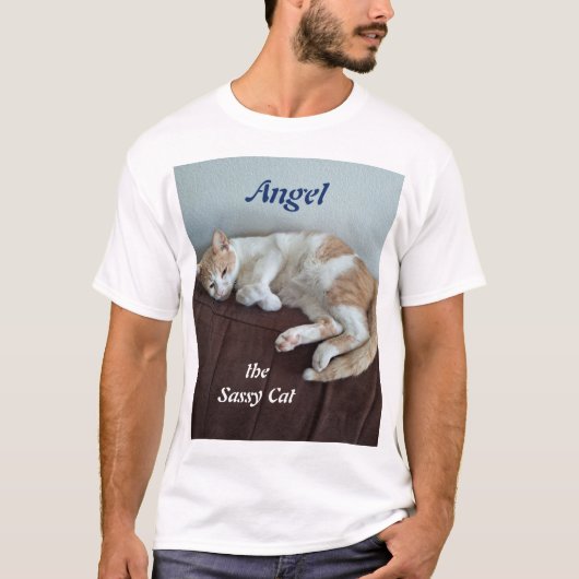 Engel de brutale kat t-shirt (Voorkant)