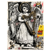 Engel Decoupage Tissuepapier Straatkunst Collage