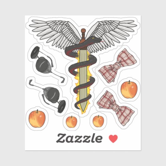 Engel/Demon stickers (Vel)