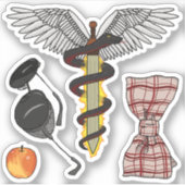 Engel/Demon stickers (Voorkant)