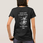 Engel der Unverfügbarkeit T-shirt (Achterkant)