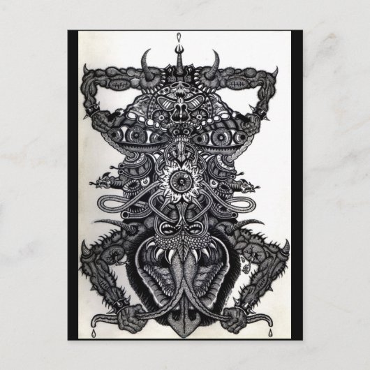 Engel des Doods  Briefkaart (Voorkant)