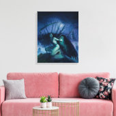 Engel des Doods Canvas Afdruk (Insitu (Woonkamer))