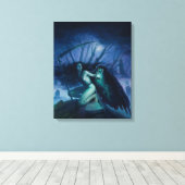 Engel des Doods Canvas Afdruk (Insitu (Houten vloer))