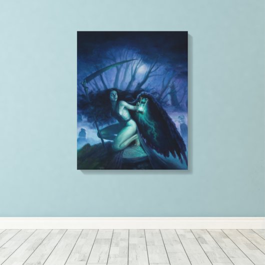 Engel des Doods Canvas Afdruk (Insitu (Houten vloer))