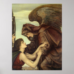Engel des Doods door Evelyn De Morgan Poster