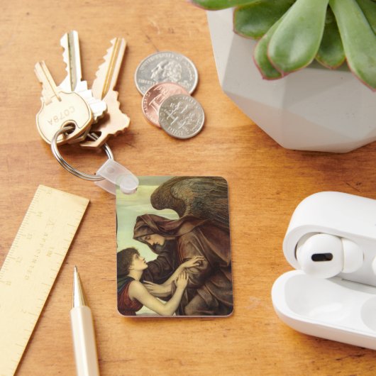 Engel des Doods door Evelyn De Morgan Sleutelhanger (Bureau)