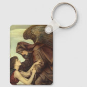 Engel des Doods door Evelyn De Morgan Sleutelhanger (Achterkant)
