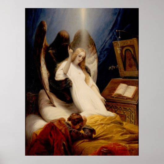 Engel des Doods - Horace Vernet - 1851 Poster (Voorkant)