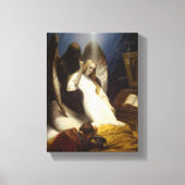 Engel des doods (naar de hemel) (Horace Vernet) Canvas Afdruk (Voorkant)