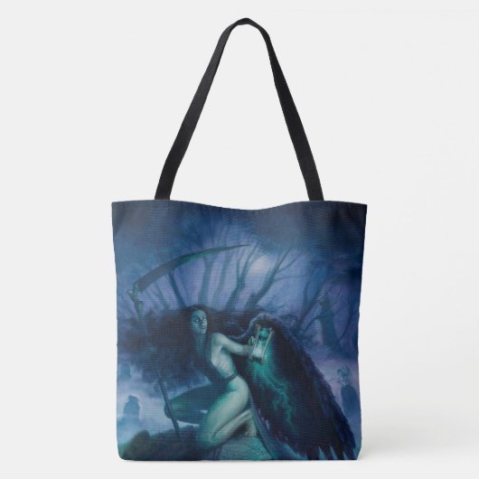Engel des Doods Tote Bag (Achterkant)