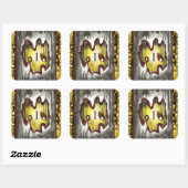 Engel des Doods Vierkante Sticker (Vel)