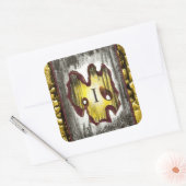 Engel des Doods Vierkante Sticker (Envelop)