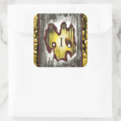 Engel des Doods Vierkante Sticker (Tas)
