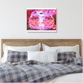 Engel des Heelals Canvas Afdruk (Insitu (Slaapkamer))