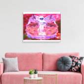 Engel des Heelals Canvas Afdruk (Insitu (Woonkamer))