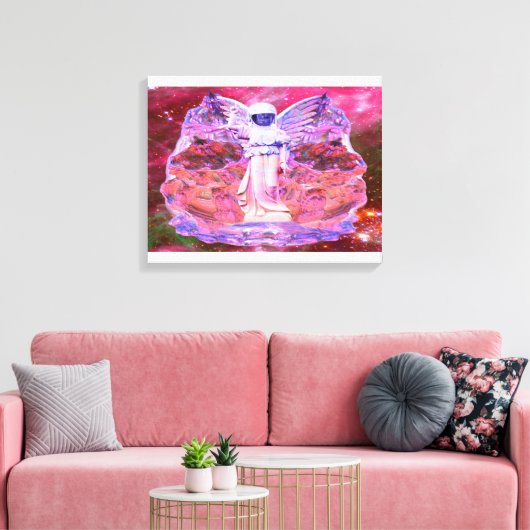 Engel des Heelals Canvas Afdruk (Insitu (Woonkamer))