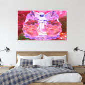 Engel des Weltraums Canvas Afdruk (Insitu (Slaapkamer))