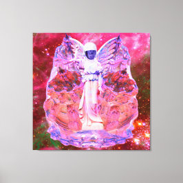 Engel des Weltraums Canvas Afdruk