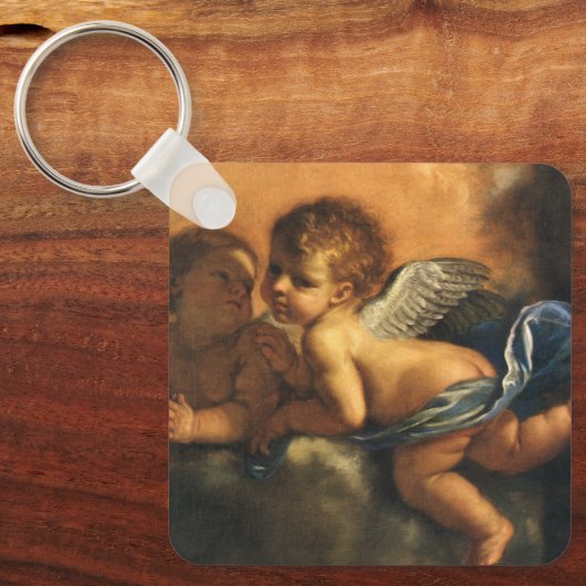 Engel detail, Patroonheiligen van Modena door Guer Sleutelhanger (Voorkant)