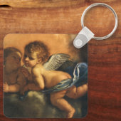 Engel detail, Patroonheiligen van Modena door Guer Sleutelhanger (Achterkant)