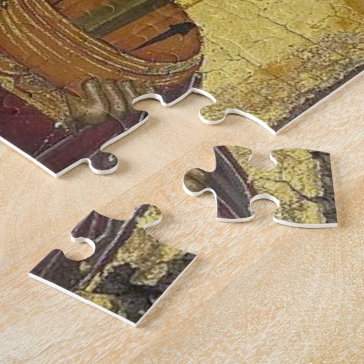 Engel die de instrumenten van de passie vasthoudt legpuzzel (Zijkant)