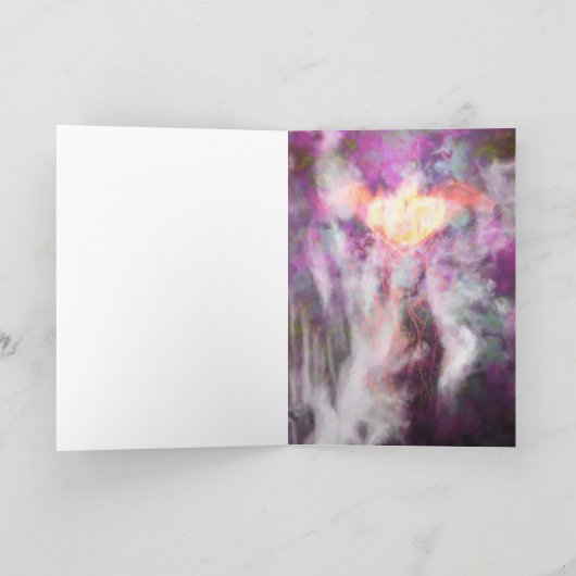 ENGEL DIE DE ZADEN VAN DE LIEFDE PLAANT KAART (Binnen)