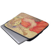 Engel die een flageolet speelt laptop sleeve (Voorkant onderkant)