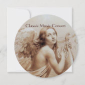 ENGEL DIE LYR SPEELT BOVEN DE WOLKEN, Monogram Sep Kaart (Voorkant)