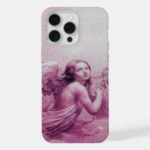 ENGEL DIE LYRA SPEELT BOVEN DE WOLKEN roze iPhone 15 Pro Max Case