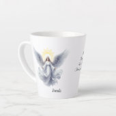 Engel die met Gods liefde stroomt Latte Mok (Linkerhoek)