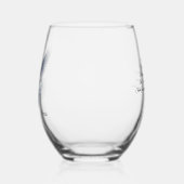 Engel die met Gods liefde stroomt Wijnglas Zonder Voet (Links)