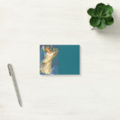 Engel die muziek speelt op een harp post-it® notes (Kantoor)