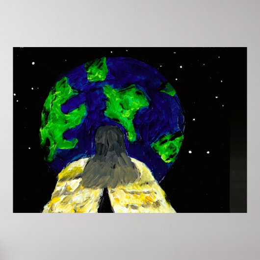 Engel die over me waakt  (Semi-Gloss) print (Voorkant)